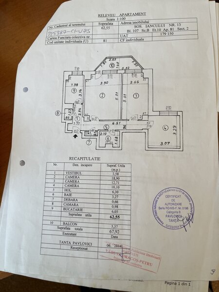 Iancului, 3 camere, constructie 1979